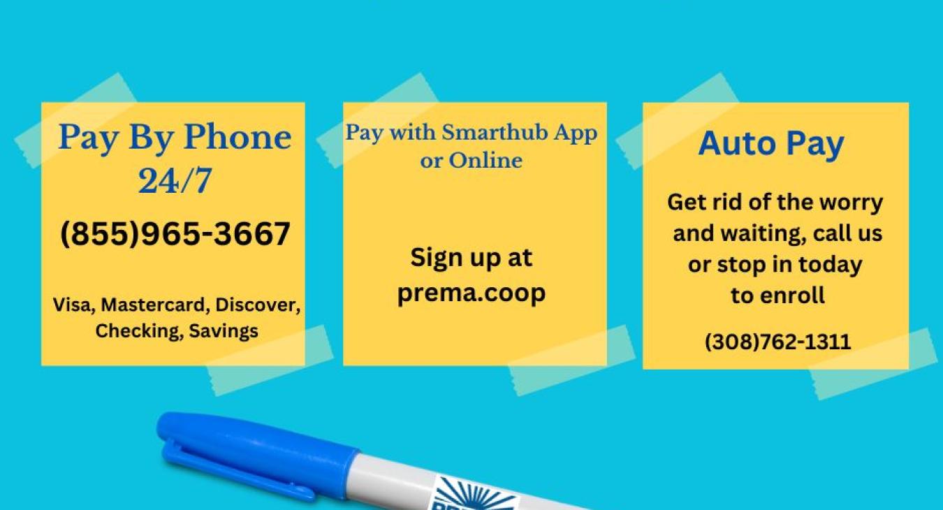 Options for making that monthly payment.